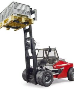 Carretilla elevadora Linde HT160 con pallet y 3 cajas de pallet