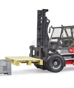 Carretilla elevadora Linde HT160 con pallet y 3 cajas de pallet