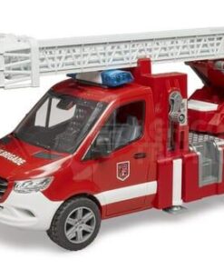 MB Sprinter, camión bomberos con escalera y bomba de agua con módulo de luz y sonido