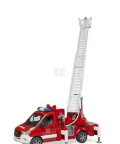 MB Sprinter, camión bomberos con escalera y bomba de agua con módulo de luz y sonido