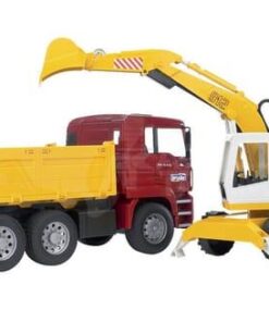 Camión MAN y excavadora