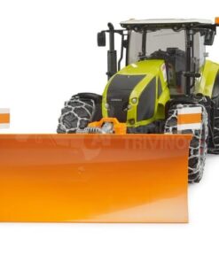 Claas Axion 950 + cadenas de nieve