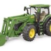 John Deere 7R con cargador frontal