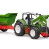 Roadmax tractor con cargador frontal y remolque