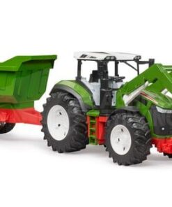 Roadmax tractor con cargador frontal y remolque