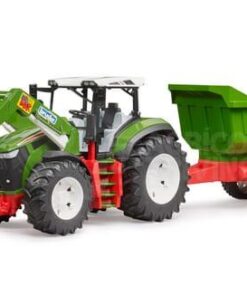 Roadmax tractor con cargador frontal y remolque