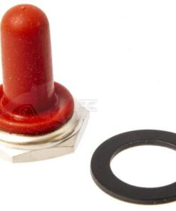 Semicapuchón para interruptor rojo 12 mm