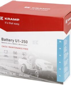Batería 12 V 24 Ah, 250 A sellada, Kramp