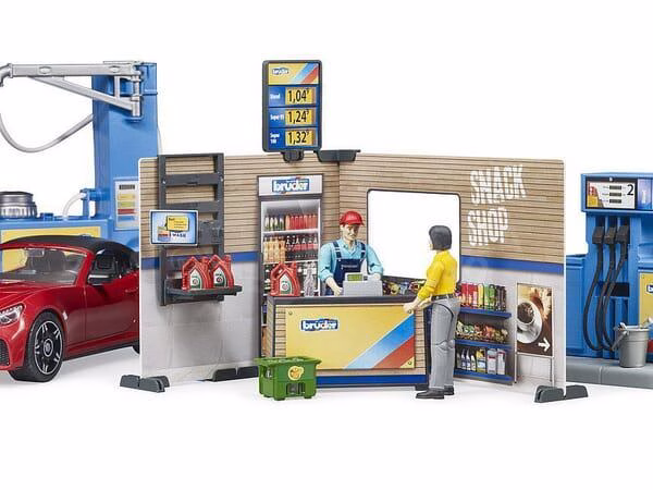 Gasolinera y lavadero de coches, Bworld