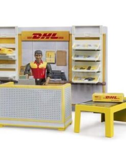 Tienda DHL con carretilla para palets manual, bworld