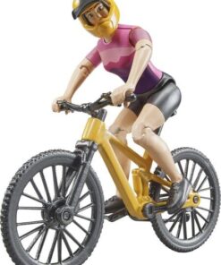 Bicicleta de montaña con ciclista 7 Bicicleta de montaña con ciclista