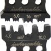 Inserto de alicate de crimpeado para terminales de 4-10 mm² 2 Alicate de engarce para inserto de manguitos terminales de cables 4-165mm².