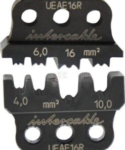 Alicate de engarce para inserto de manguitos terminales de cables 4-165mm².