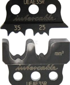 Alicate de engarce para inserto de manguitos terminales de cables 25-35mm².