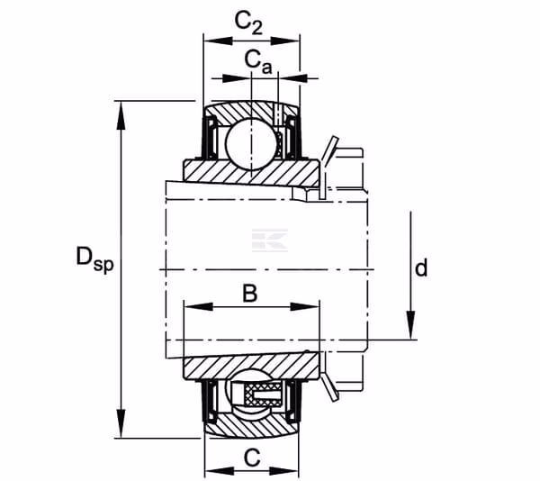Rodamiento cónico 6 Rodamiento tensor cónico