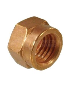 Tuerca escape M10x1.50, acero y cobre, Kramp