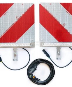 Juego de señal de advertencia, soporte fijo de cambio rápido para montaje trasero, luz trasera 12 V