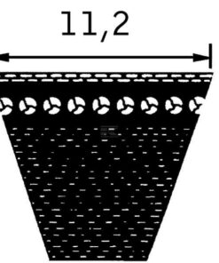 Correa trapezoidal AVX 11.2x820mm, Optibelt 7 Correa trapezoidal AVX 11.2x820mm, Optibelt