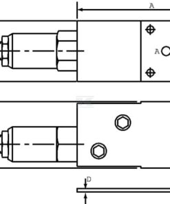 Válvula de control de 3 vías PP10AAM0B NG06 12 V ctr cau 3v CP310-2-B-A-E NG6