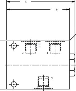 Divisor de caudal A 08 30 B