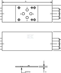 Válvula de equilibrado CB10HV2B1E200B00 NG06 10 Válvula de equilibrado CB10HV2B1E200B00 NG06