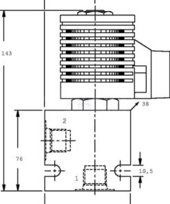 Valve 2/2 SVP12-NCR-24D-DN-XC-B-6B 14 Valve 2/2 SVP12-NCR-24D-DN-XC-B-6B