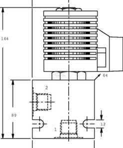 Válvula 2/2 NC 24 V 1.1/4