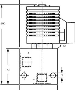 Válvula 2/2 SVP08CDB 12 V CC A06