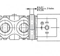 Electroválvula 3/2 vías 12 V CC 20 3A G 12 1