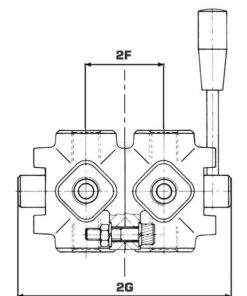 Válvula de 8 vías E 3/8 BSP