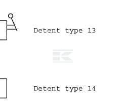 RETENCIÓN TIPO 9 PARA SD4/SD5/SD21 5 Detent Kit 13C