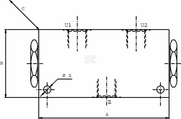 Divisor de caudal 3 Divisor de caudal