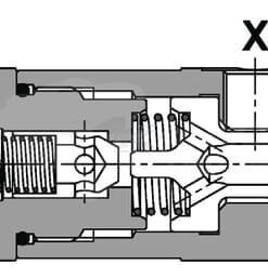Válvula antirretorno pilotada 3/8''