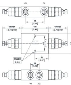 Counter balance valve