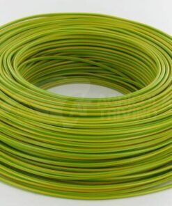 Conducto de cable de PVC amarillo/verde 2,5 mm²