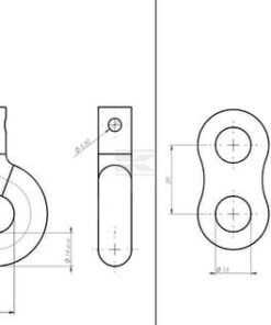 Chain connector 14x50