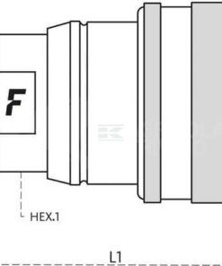 Racor rápido de freno hembra 1/2 BSP