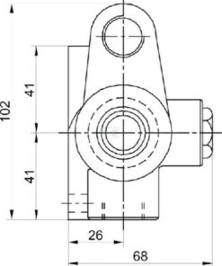 Válv. tope final 1/2"VFC-TS1/2 16 Válv. tope final 1/2