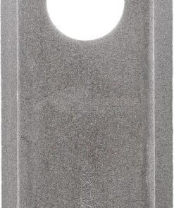 Cuchilla izda./dcha. de segadora 105 x 47 x 3 mm orificio Ø 21 mm adecuada para PZ/Mentor (paquete de 25 unidades)