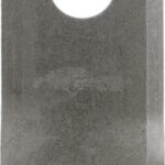 Cuchilla dcha. de segadora 93 x 48 x 3 mm orificio Ø 19 mm adecuada para PZ (paquete de 25 unidades)