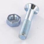 Tornillo de arado 11x50 2 muescas + tuerca