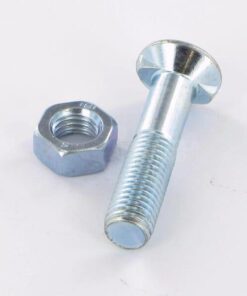 Tornillo de arado 11x50 2 muescas + tuerca