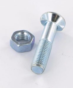 Perno y tuerca de arado M11x50 10,9, 2 puntas