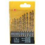 Juego de brocas Ø1.5-6.5mm, titanio (5 uds.)