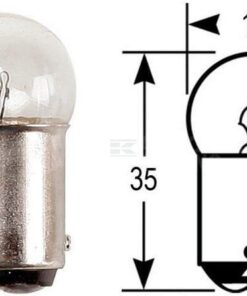 Bombilla 12V 5W (2 uds.)
