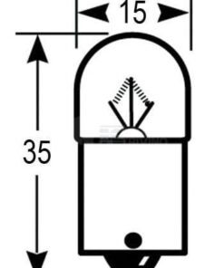 Bombilla 12V 10W (2 uds.)