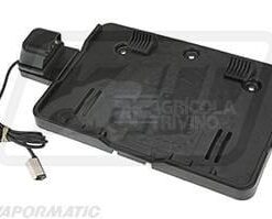 Soporte de matrícula LED, 12-24V, cuadrado, sistema click connect (Jaeger)
