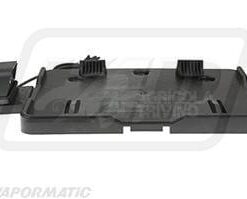 Soporte de matrícula LED, 12-24V, cuadrado, sistema click connect (Jaeger)