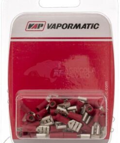 Terminal Faston H, rojo, 0.5-1mm² Ø6.4mm (50 uds.)