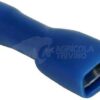 Terminal Faston H, aislado, azul, 1.5-2.5mm² Ø6.4mm (50 uds.)